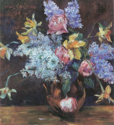 Roses, Lilacs, and Daffodils by Lovis Corinth